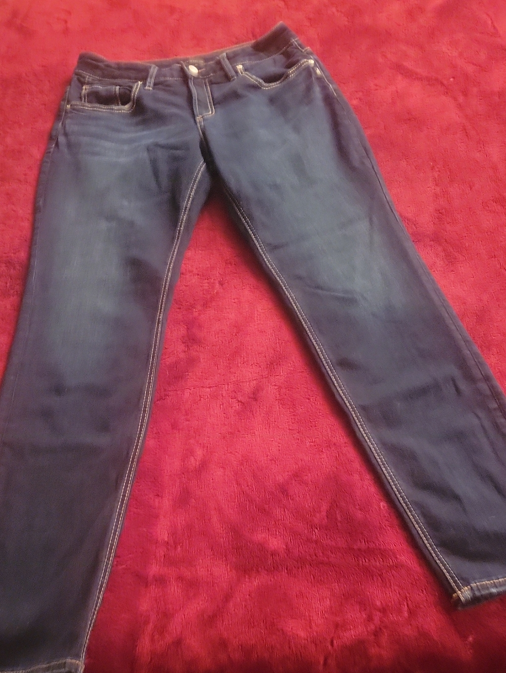 Silver Jeans Co. Dark Blue Denim Jeans - Classic Straight Fit